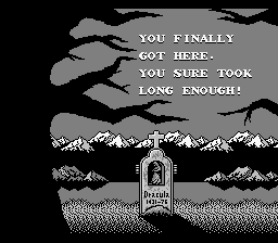 First screen of the third ending